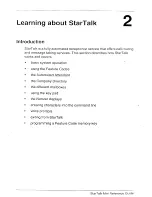 Preview for 7 page of Norstar StarTalk Mini Reference Manual