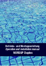 Preview for 1 page of Norsup Duplex Operation And Installation Manual