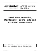 Nortec AIRFOG Installation & Operation Manual предпросмотр