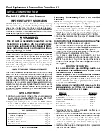 Nortec M3RL Series Installation Instructions preview