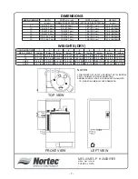 Preview for 9 page of Nortec MES-U Installation & Operating Manual