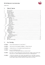 Preview for 2 page of Nortech Detection Pty Ltd PD130 Short Form User Manual