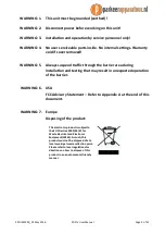 Предварительный просмотр 3 страницы Nortech 307FT0101 User Manual