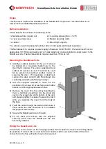 Предварительный просмотр 1 страницы Nortech NanoQuest Lite Installation Manual