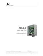 Preview for 1 page of Nortech NX12 User Manual