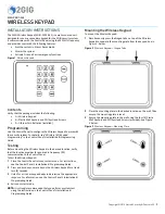 Nortek Security & Control 2GIG 2GIG-PAD1-345 Installation Instructions preview