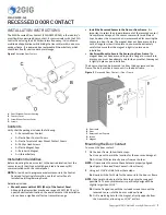 Предварительный просмотр 1 страницы Nortek Security & Control 2GIG-DW20R-345 Installation Instructions