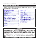 Nortek 1SN18K Installation Instructions Manual preview