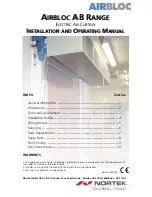 Preview for 1 page of Nortek AB 175E Installation And Operating Manual