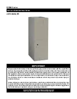 Preview for 1 page of Nortek B5BM Installation Instructions Manual