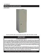 Nortek B6BV Series Installation Instructions Manual preview