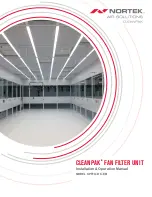 Nortek CLEANPAK CPFFU-DC-EB Installation & Operation Manual предпросмотр