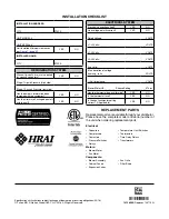 Preview for 20 page of Nortek FS4BF Installation Instructions Manual