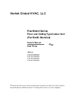 Предварительный просмотр 1 страницы Nortek GFH09(2.6)FMK4DH Owner'S Manual