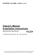 Nortek GHH092.6LSA4DL Owner'S Manual And Installation Instructions предпросмотр