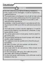 Preview for 8 page of Nortek GHH092.6LSA4DL Owner'S Manual And Installation Instructions