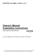 Nortek GHH30LUK4DH Owner'S Manual And Installation Instructions предпросмотр