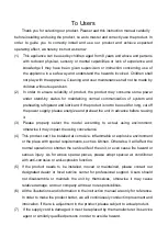 Preview for 3 page of Nortek GMH24-36MSK4DH1 Owner'S Manual