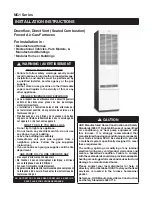 Nortek MG1 Series Installation Instructions Manual preview