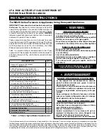 Nortek MG2S Series Installation Instructions preview