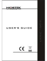 Preview for 1 page of Nortek NDVT 3000 User Manual