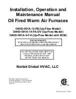 Preview for 1 page of Nortek O4HD-091A-12-FB Installation, Operation And Maintenance Manual