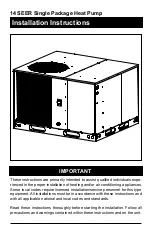 Nortek Q4SE-X24/PPH1SE Installation Instructions Manual preview