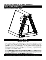 Предварительный просмотр 1 страницы Nortek REPLCOIL HS Series Installation Instructions Manual