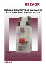 Preview for 1 page of Nortek Reznor 120 Installation & Servicing Manual