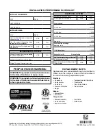 Preview for 16 page of Nortek S4BE-018 Series Installation Instructions Manual