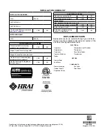 Предварительный просмотр 20 страницы Nortek SA1BF4M2SN Series Installation Instructions Manual