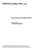 Nortek WLRC2 Owner'S Manual предпросмотр