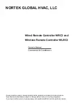 Nortek WLRC3 Owner'S Manual предпросмотр