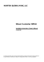 Preview for 1 page of Nortek WRC2 Installation Instructions & Owner'S Manual