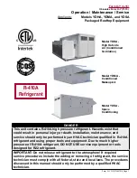 Preview for 1 page of Nortek YDHA Operation And Maintenance