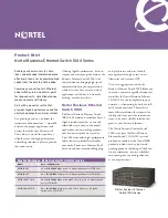 Nortel 1010-24T Specifications preview