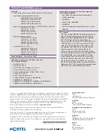 Preview for 4 page of Nortel 1010-24T Specifications