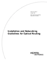 Preview for 1 page of Nortel 10292FA Installation Manuallines