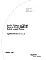 Nortel 2230 Quick Install Manual предпросмотр