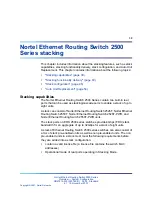 Preview for 39 page of Nortel 2500 Seriess System Configuration Manual