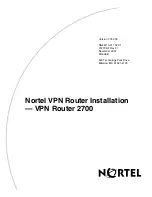 Nortel 2700 Installation Manual preview