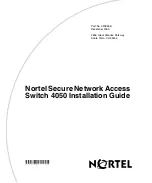 Nortel 4050 Installation Manual preview