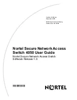 Nortel 4050 User Manual preview