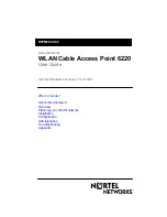 Предварительный просмотр 1 страницы Nortel 6220 User Manual