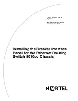 Preview for 1 page of Nortel 8010co Installation Manual