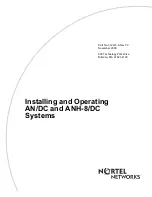 Nortel AN/DC Installation And Operating preview