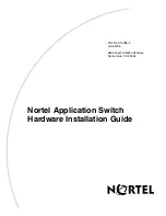 Nortel Application Switch Installation Manual предпросмотр