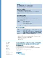 Preview for 8 page of Nortel BayStack 325-24G Specifications