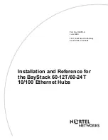 Nortel BayStack 60-12T Installation And Reference Manual preview