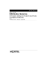 Nortel BayStack 600 Series Manual preview